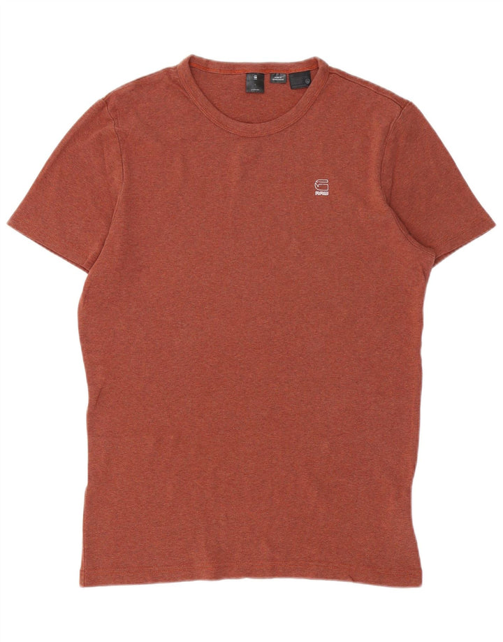 G-STAR Herren T-Shirt Top Large Kastanienbraun Baumwolle