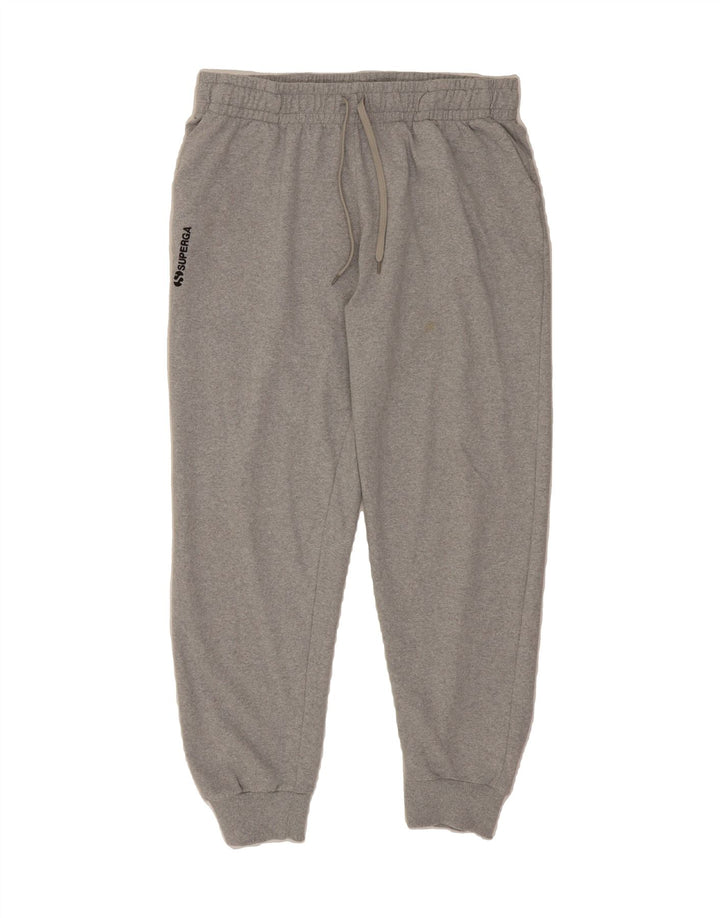 SUPERGA Mens Tracksuit Trousers Joggers XL  Grey Cotton Vintage Superga and Second-Hand Superga from Messina Hembry 