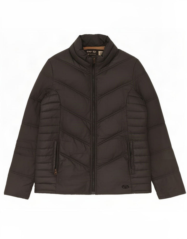Roxy Womens Padded Jacket UK 10 Small Grey Polyester