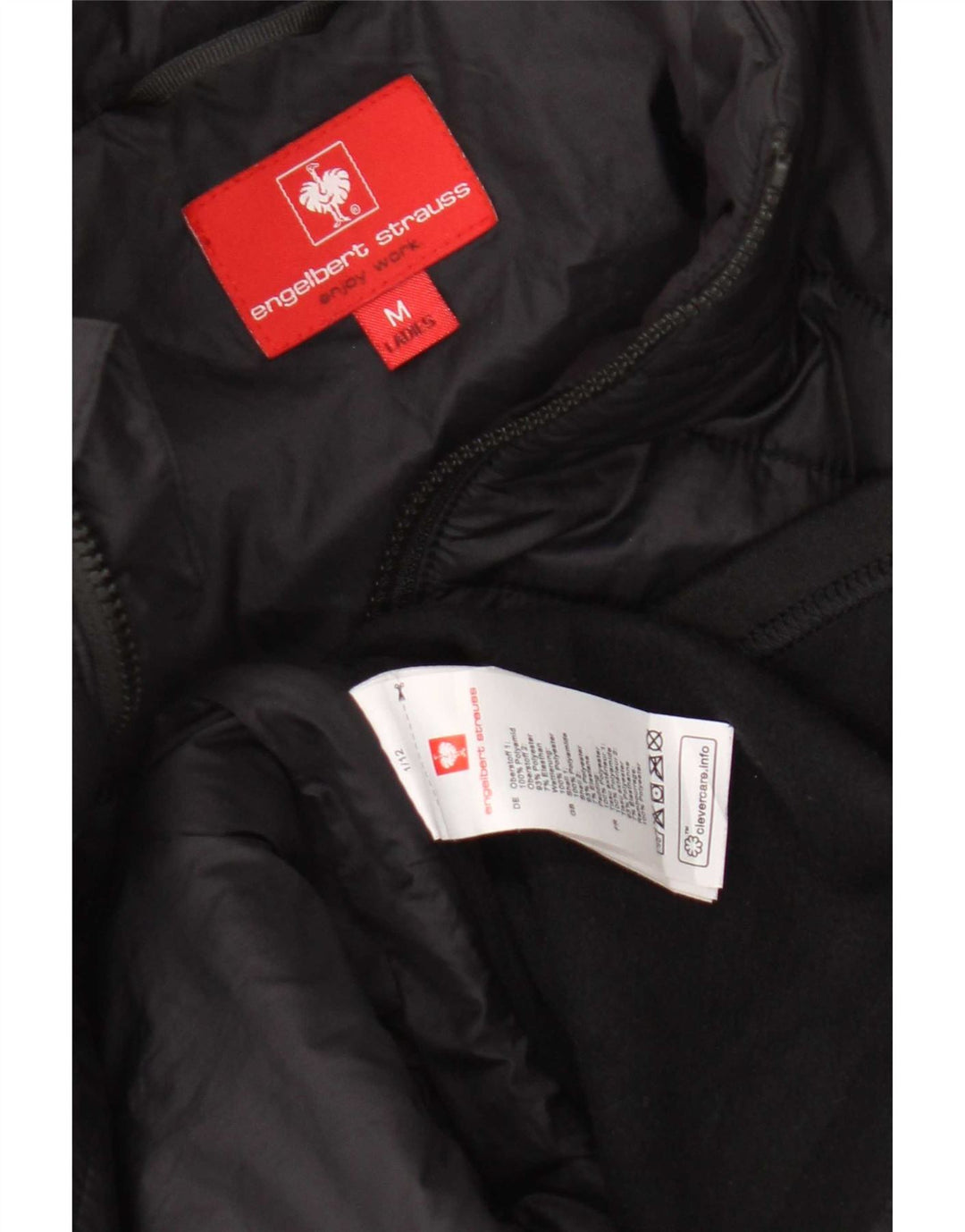 Engelbert Strauss Damen Wattierte Jacke UK 14 Medium Black Colourblock