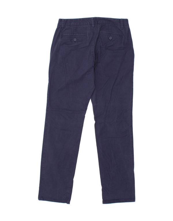 BONOBOS Mens Straight Chino Trousers W31 L32  Navy Blue Cotton