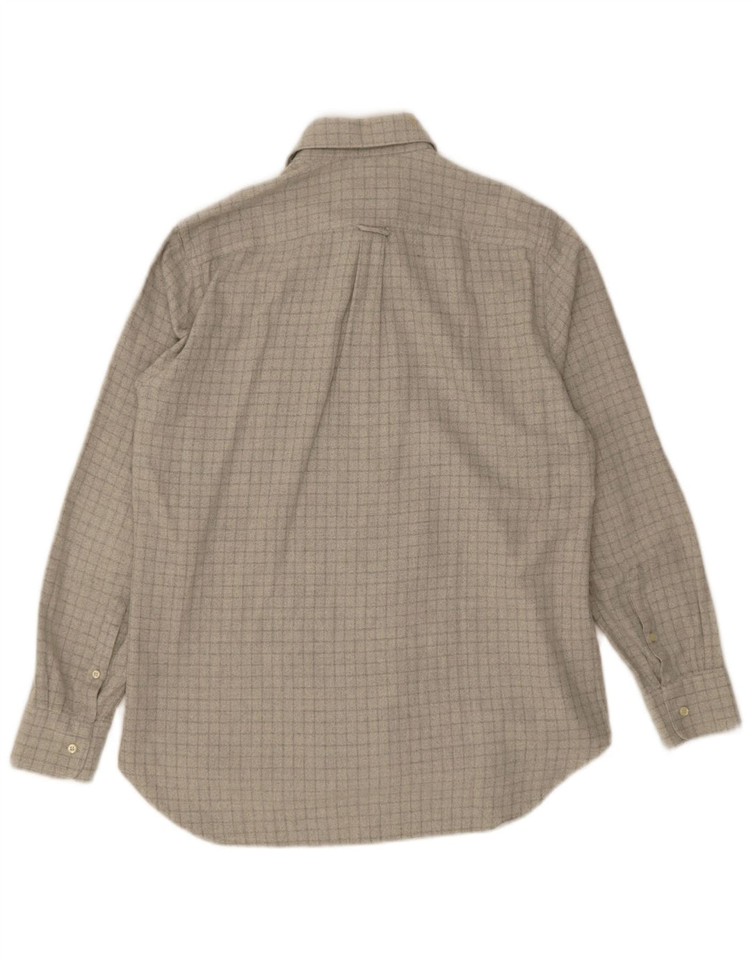 Boggi Flanelskjorte herre str. 39 15 1/2 Medium Grey Ternet Bomuld