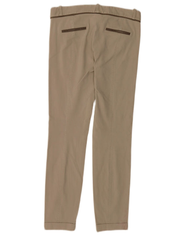 Massimo Dutti Damen Skinny Freizeithose EU 38 Small W28 L27 Beige