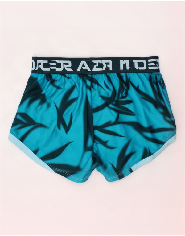 Under Armour Girls Graphic Sport Short 9-10 Years Medium Blue Tie Dye