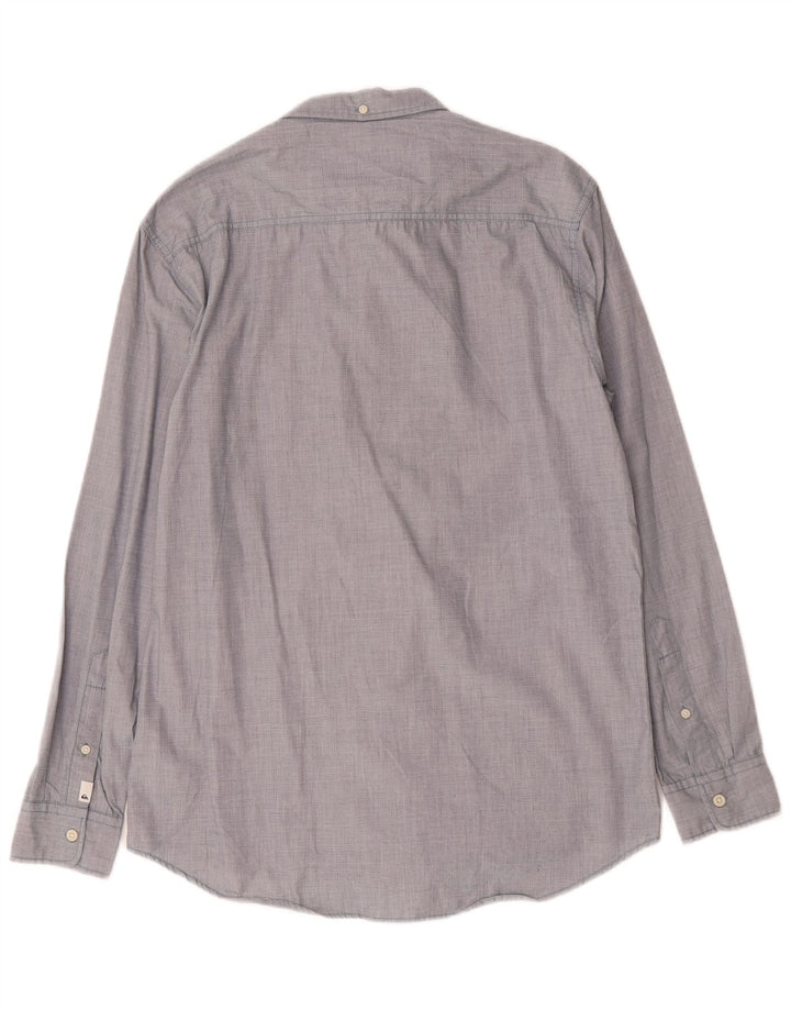 Quiksilver Chemise Coupe Moderne Homme Bleu Moyen Coton
