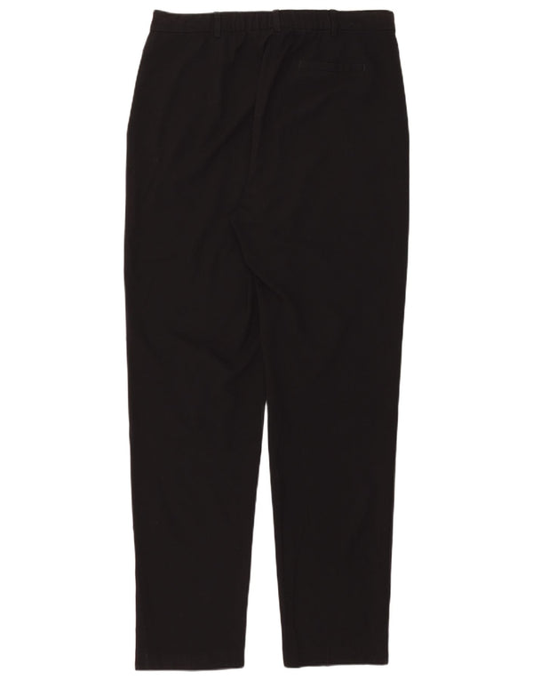 Marks & Spencer Pantalones chinos de cintura alta para mujer UK 40 Large W34 L32 Negro