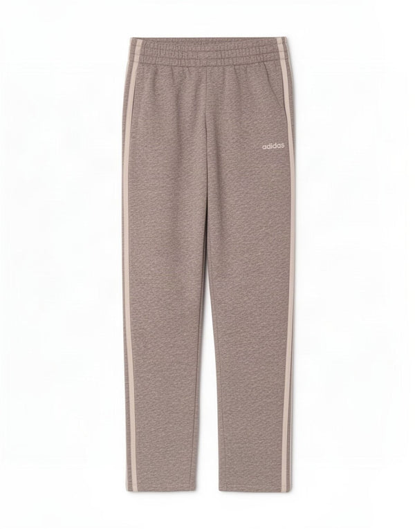 Adidas Womens Crop træningsdragt bukser UK 12/14 Medium Grey Flecked Bomuld
