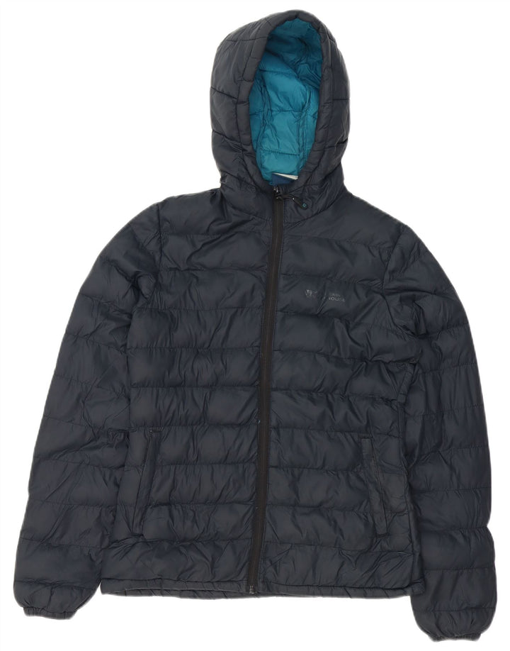 Mountain Warehouse Womens Hooded Padded Jacket UK 8 Samll Black Polyester