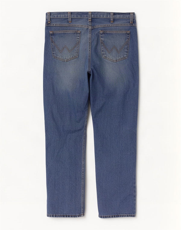 Wrangler Mens Texas Straight Jeans W40 L32 Blue Cotton