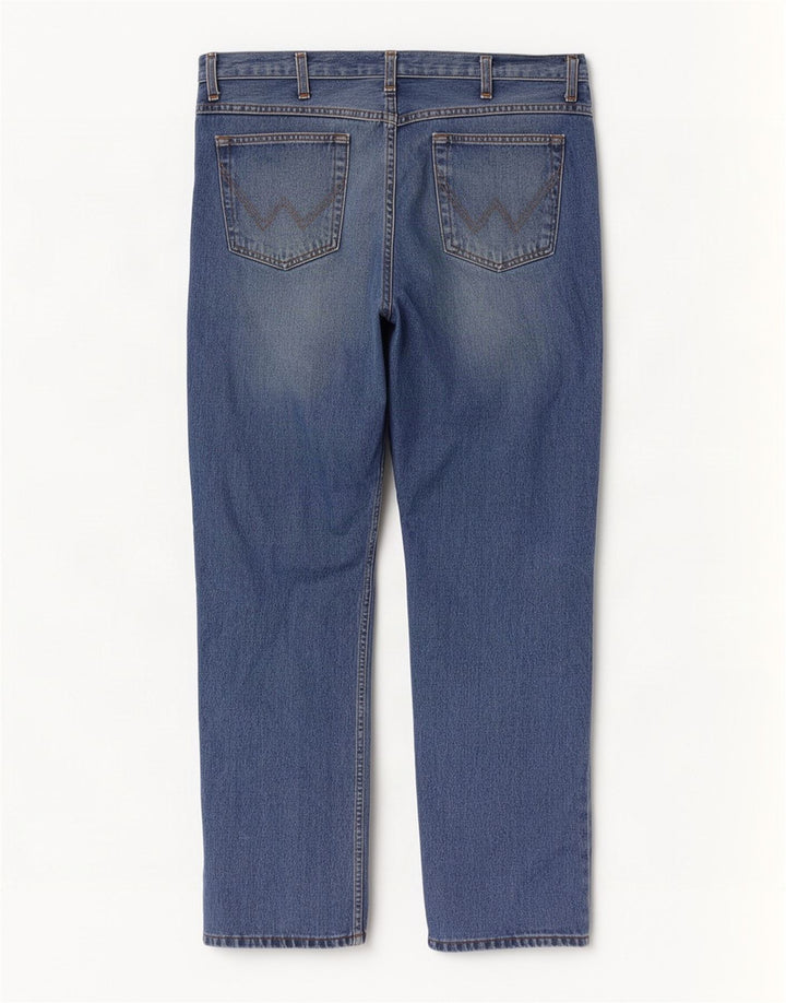 Wrangler Mens Texas Straight Jeans W40 L32 Blue Cotton