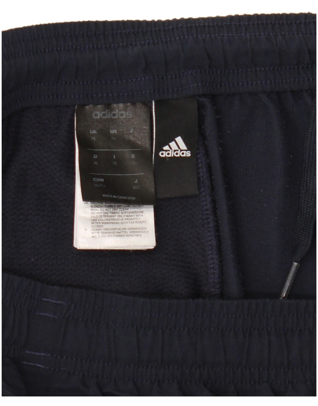 Adidas Mens Tracksuit Trousers XL  Navy Blue Polyester