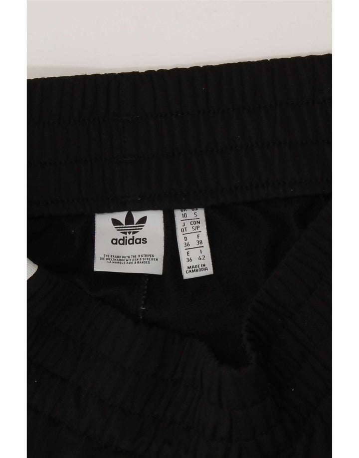 Adidas Damen Sportshorts UK 10 Small Schwarz Polyester