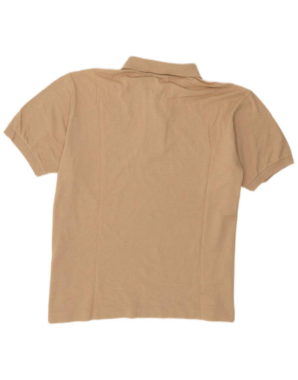 Tricou polo pentru bărbați Lacoste Mărimea 7 2XL bumbac bej