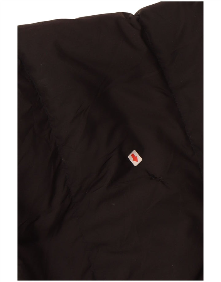 CIESSE PIUMINI Polstret frakke med hætte til kvinder IT 42 Medium Black Polyester