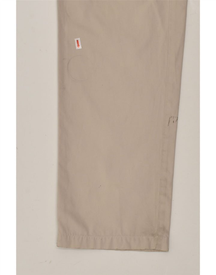 RIFLE Mens Straight Cargo Trousers W33 L34 Beige Cotton | Vintage Rifle | Thrift | Second-Hand Rifle | Used Clothing | Messina Hembry 