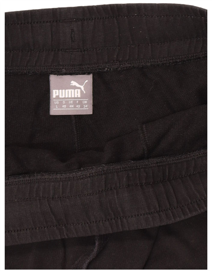 Damskie spodnie dresowe Puma UK 14, duże, czarne