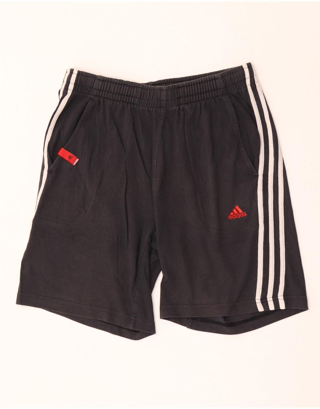 Pantaloncini sportivi Adidas da uomo medio cotone nero