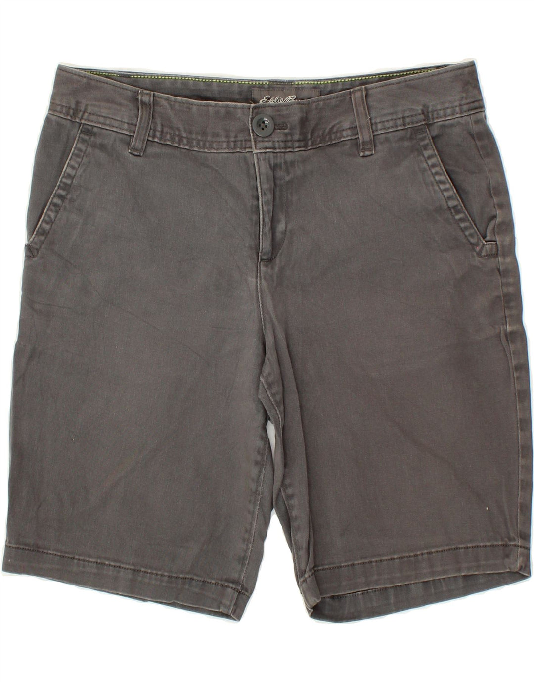 EDDIE BAUER Womens Chino Shorts US 4 Small W30  Grey Cotton Vintage Eddie Bauer and Second-Hand Eddie Bauer from Messina Hembry 