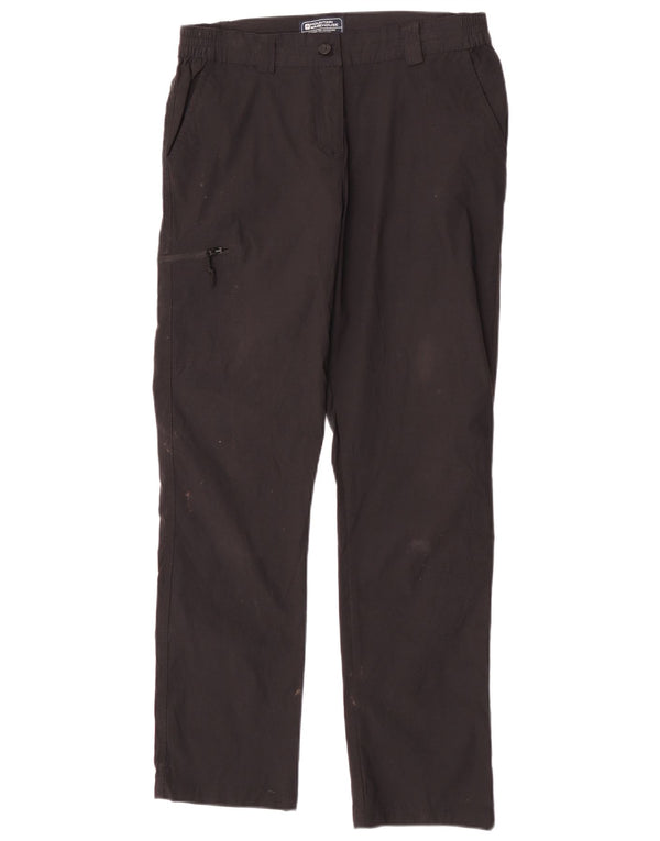Mountain Warehouse Womens Straight Cargo Trousers UK 10 Small W28 L29 Black
