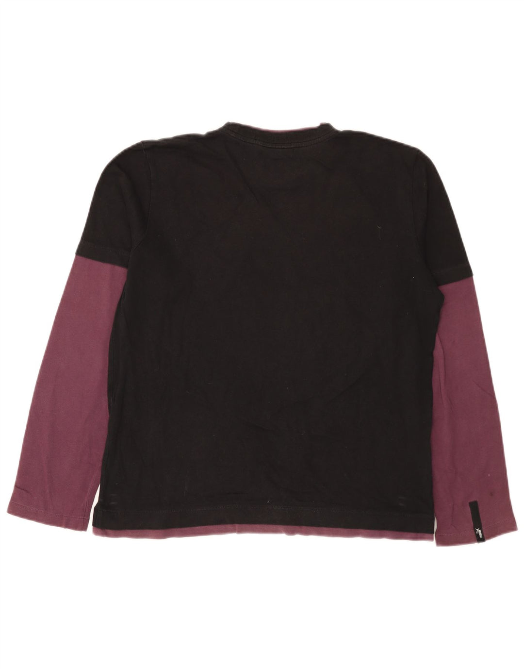 Camiseta Puma Manga Larga Medium Black Colourblock para hombre