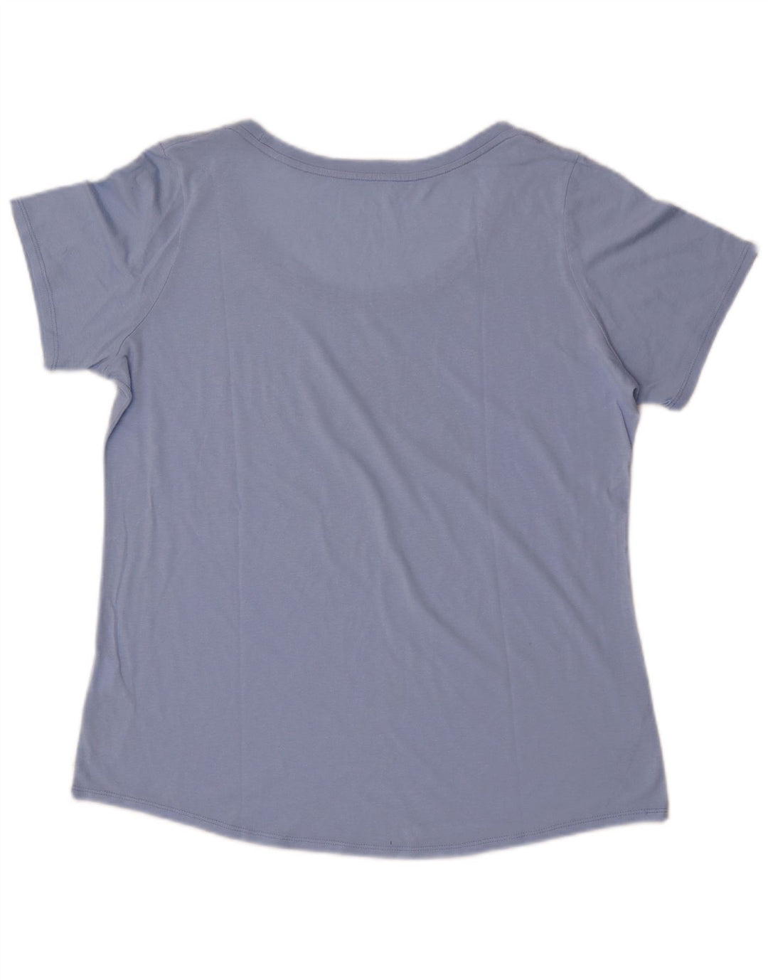 Nike Womens Athletic Cut Graphic T-Shirt Top UK 16 Large Blue Polyester