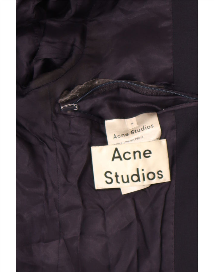 Giacca blazer da uomo a 2 bottoni Acne Studios IT 48 media blu navy classica