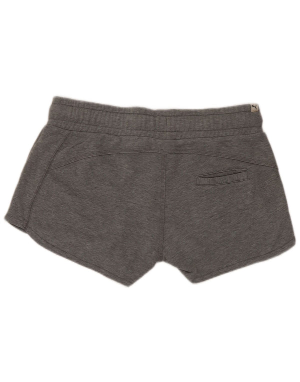 Puma Damen Sportshorts UK 14 Large W32 Grau