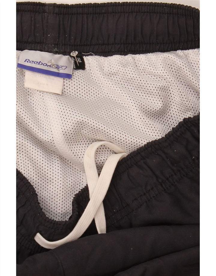 Reebok Mens Tracksuit Trousers XL  Navy Blue Polyester