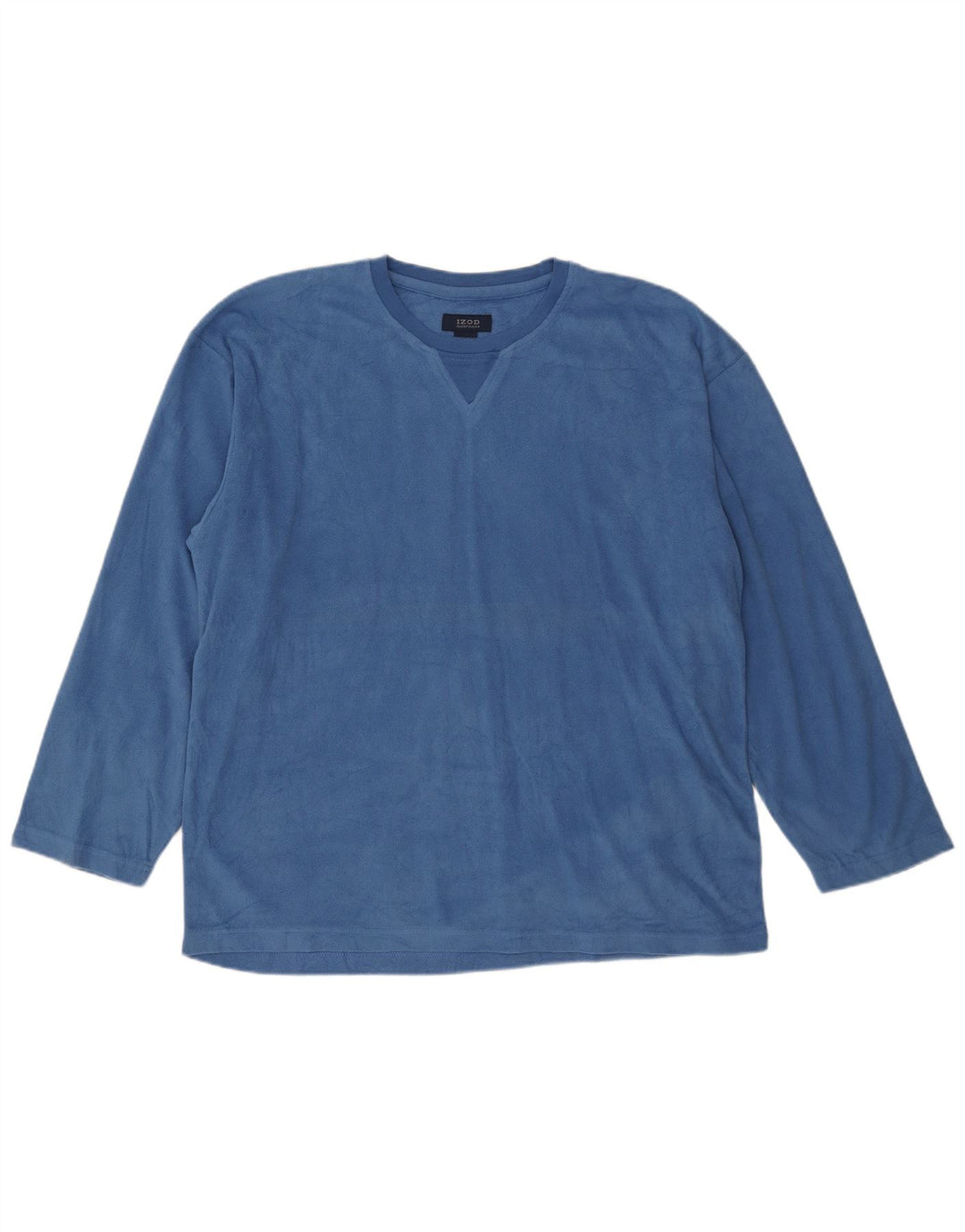 Izod Herren Fleecepullover Mittelblaues Polyester