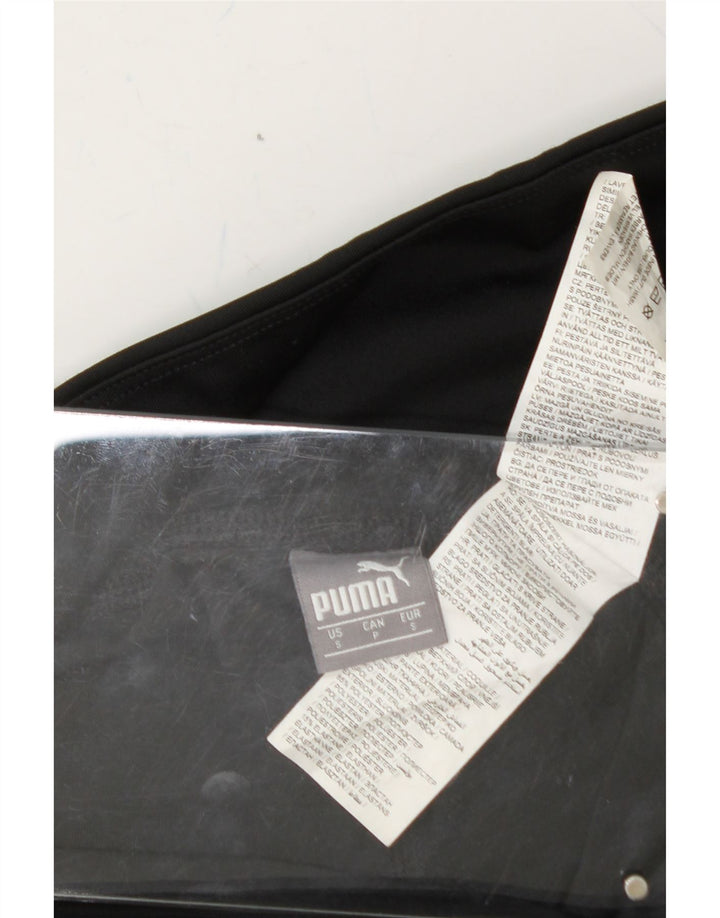 PUMA Womens Graphic Leggings UK 10 Small  Black Polyester Vintage Puma and Second-Hand Puma from Messina Hembry 