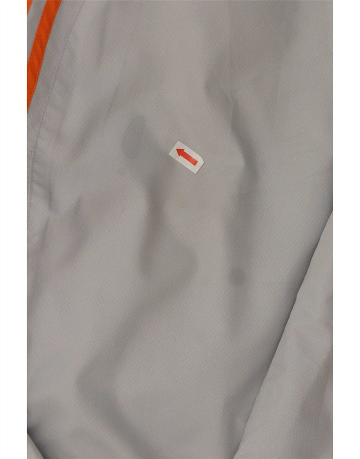 Adidas Herren-Trainingshose XL, graues Colourblock-Polyester