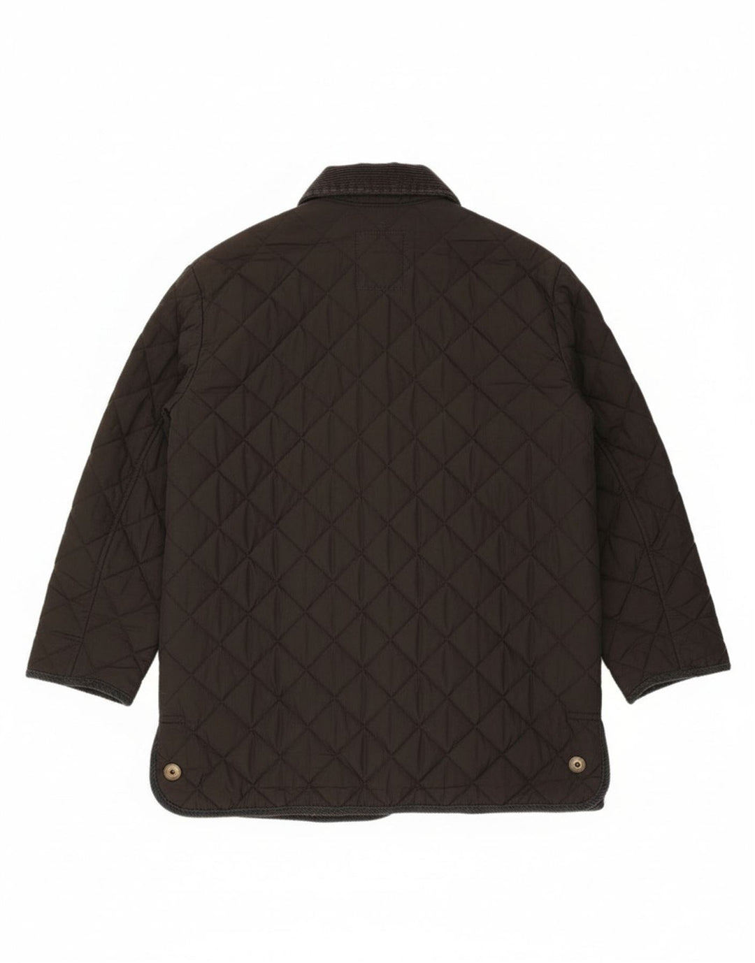 Giacca trapuntata vintage da donna IT 48 XL in cotone nero