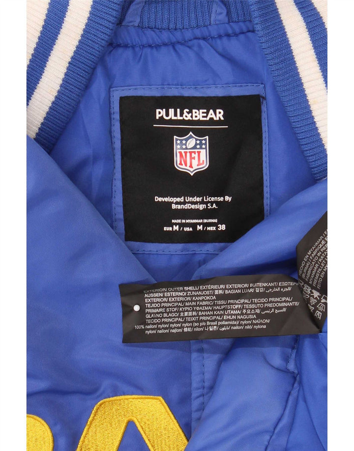 Pull & Bear Giacca college da uomo Los Angeles Rams UK 38 Sport blu medio
