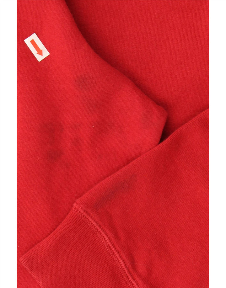 LEVI'S Mens Graphic Sweatshirt Jumper Medium Red Cotton Vintage Levi's and Second-Hand Levi's from Messina Hembry 
