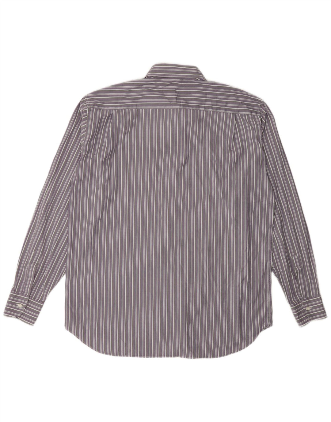 PLAY Mens Shirt Size 41 16 Large Purple Striped Cotton