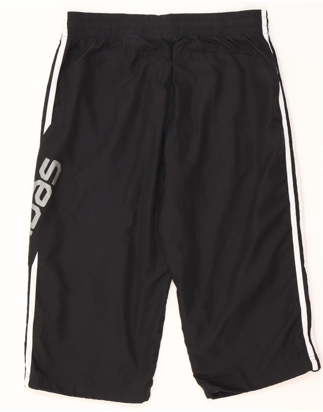 Adidas Short de sport Bermuda graphique homme noir moyen polyester