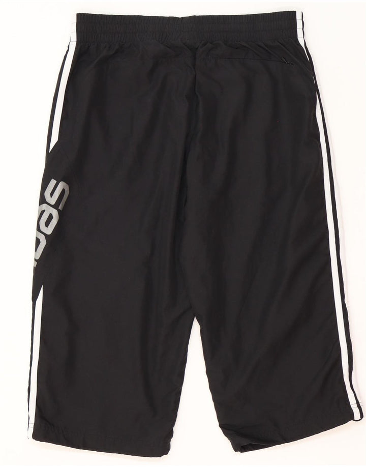 Adidas Short de sport Bermuda graphique homme noir moyen polyester