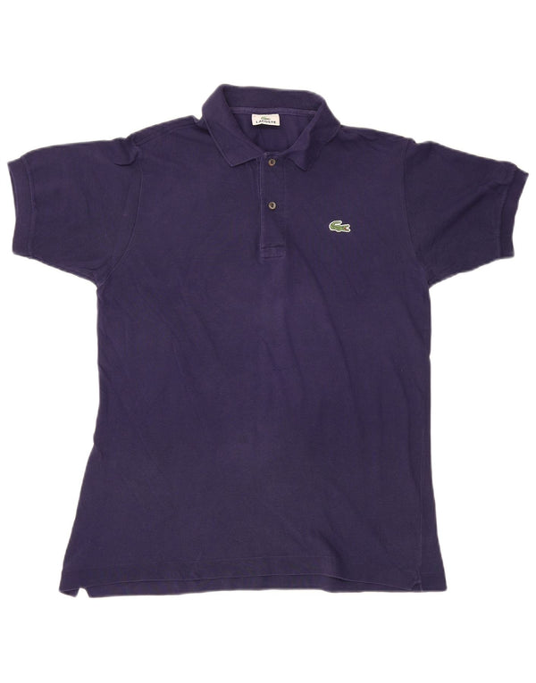 Lacoste Mens Polo Shirt Size 3 Small Purple Cotton
