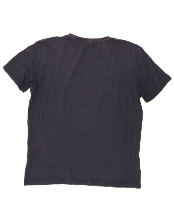 Hugo Boss Mens T-Shirt Top Large Navy Blue