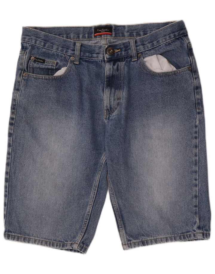 Pierre Cardin Herre Denim Shorts Medium W32 Blå Bomuld