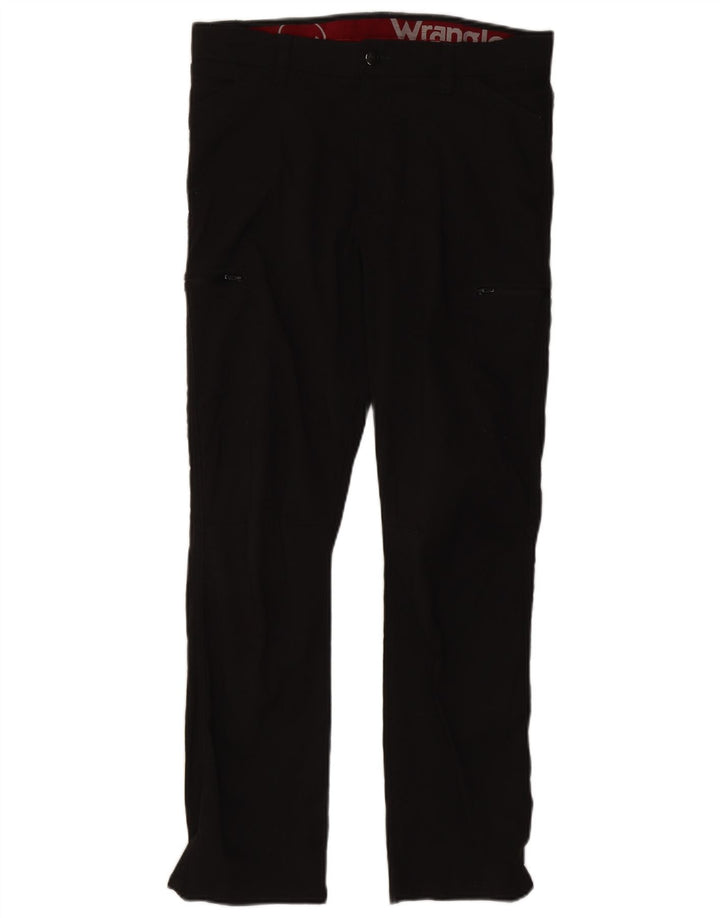 WRANGLER Mens Slim Cargo Trousers W34 L30 Black Nylon