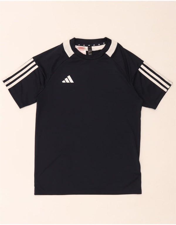 Maglietta Adidas Aeroready per ragazzi, 13-14 anni, colore blu navy