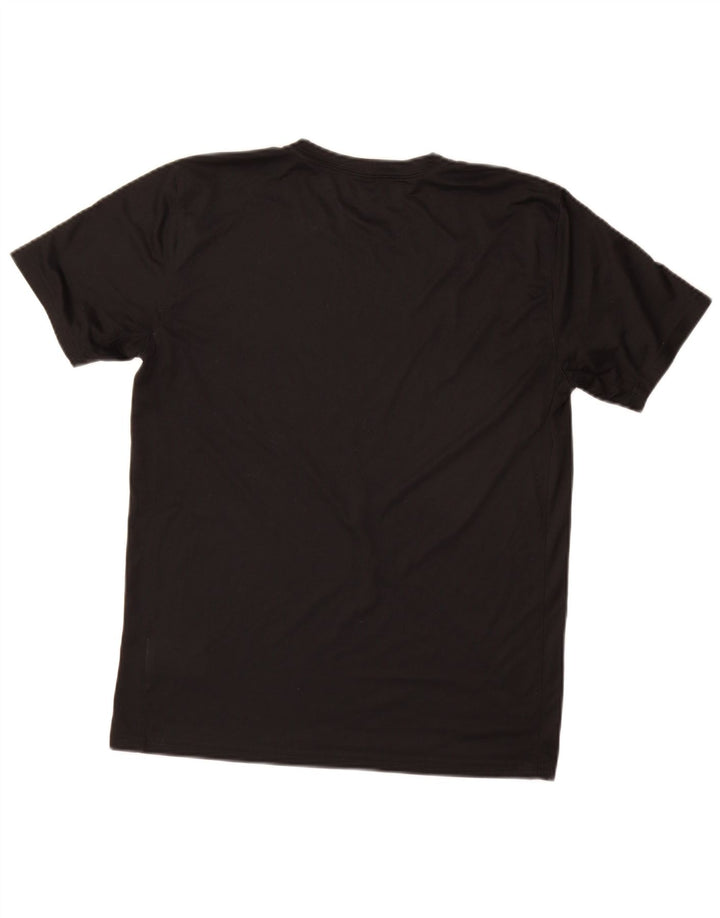 Nike Mens Dri Fit T-Shirt Top Medium Black Polyester
