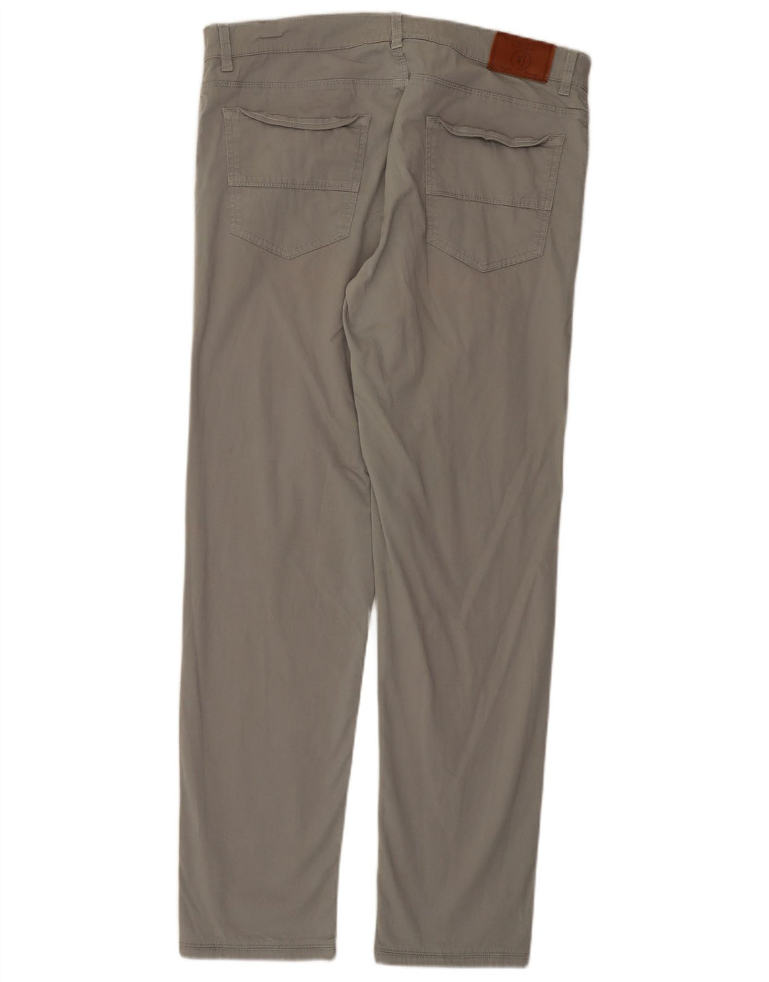 Trussardi Womens Slim Casual Trousers W37 L31 Grey