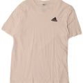 Tricou pentru bărbați Adidas Top mic, alb, bumbac