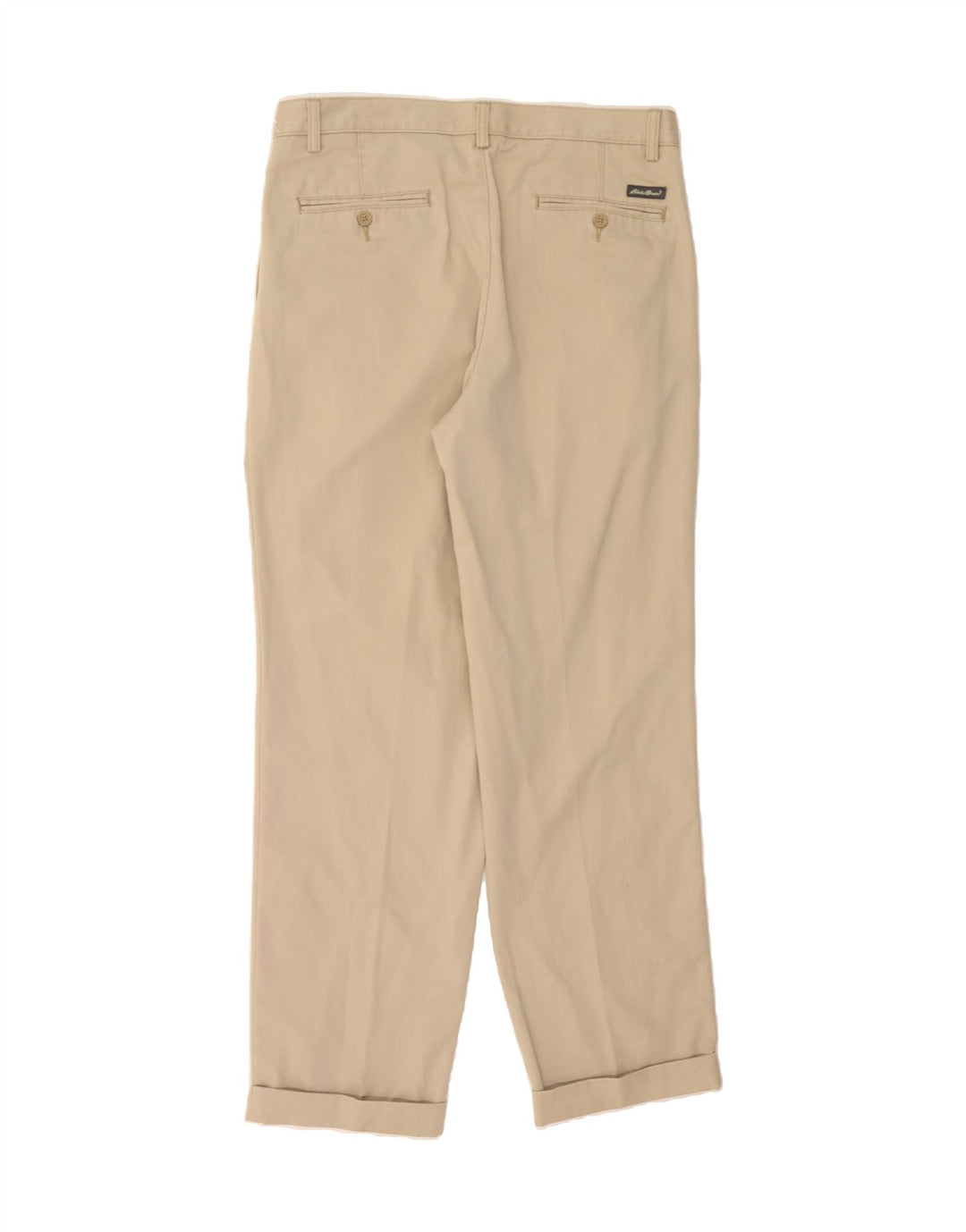 EDDIE BAUER Mens Pegged Chino Trousers W36 L32 Beige Cotton Vintage Eddie Bauer and Second-Hand Eddie Bauer from Messina Hembry 
