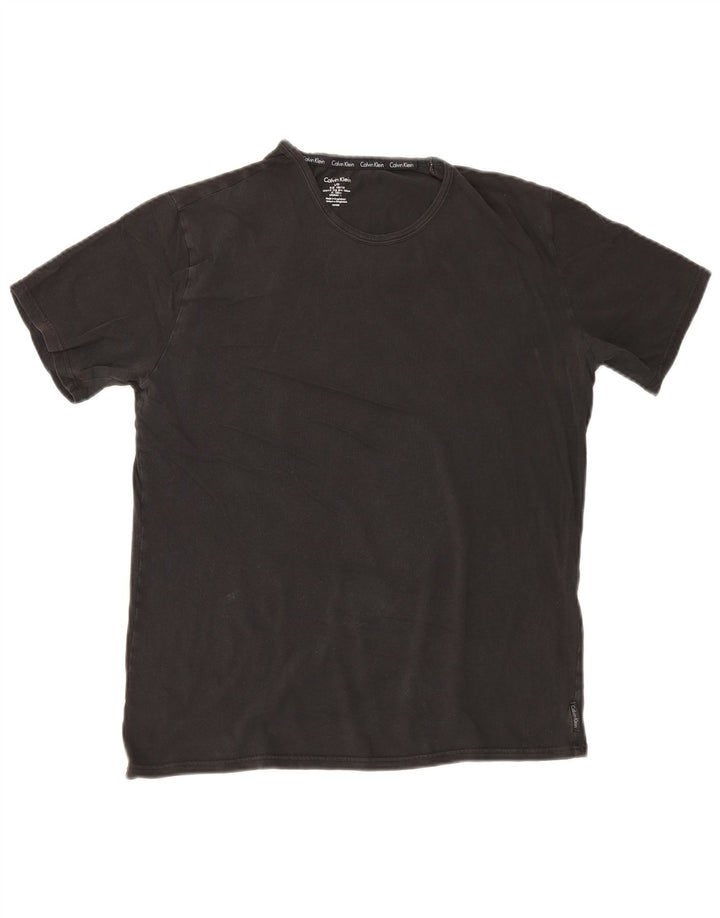 Calvin Klein Womens T-Shirt Top UK 16 Large Black