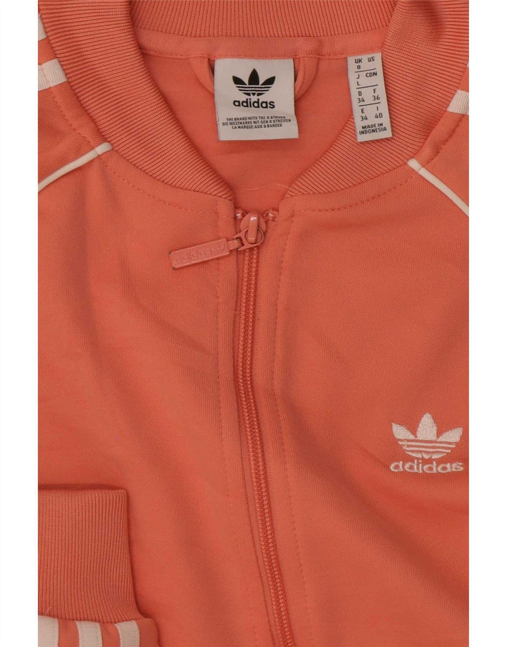 Adidas Damen Trainingsanzug Top Jacke UK 8 Small Pink