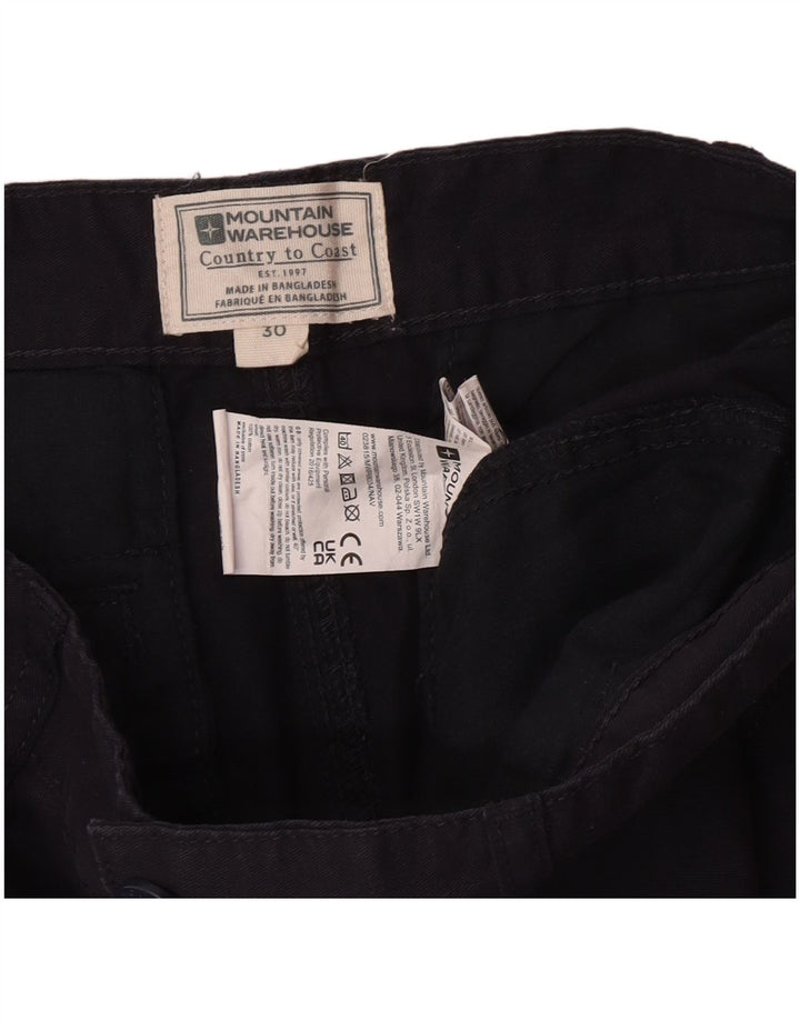 Mountain Warehouse Ανδρικό Σορτς Regular Cargo W30 Medium Navy Blue Cotton