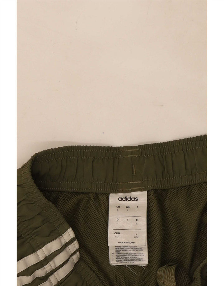 Adidas Short de sport pour homme Large Kaki Polyester